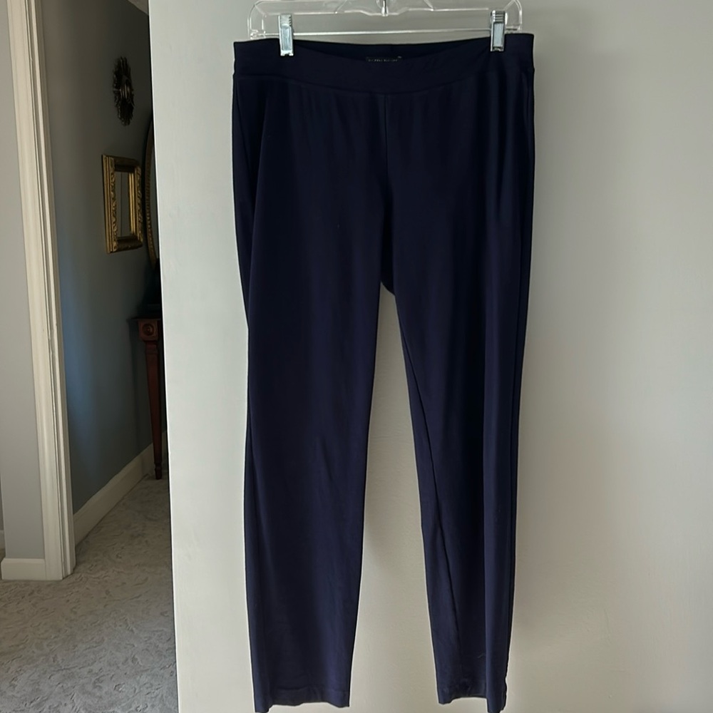 Eileen Fisher crepe ankle pants Navy size S/P